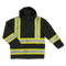 Work King High Visibility Work Rain Jacket s372 by Tough Duck