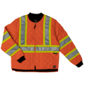 Work King High Visibility Work Quilted Safety Jacket s432 by Tough Duck