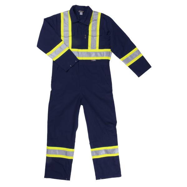 Work King High Visibility Work Poly / Cotton Unlined Coverall s792 by Tough Duck