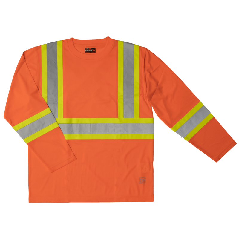 Work King High Visibility Long Sleeve T-Shirt w/ Armband ST10